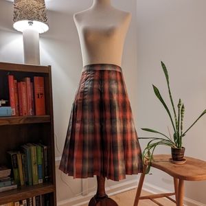 Pendleton | Plaid | Tartan | Reversible High-Waisted Midi Skirt
